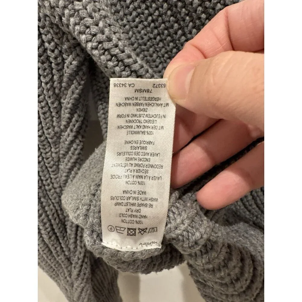 French Connection Chunky Knit Cowl neck Sweater Size Small
